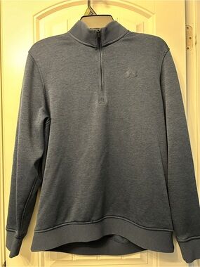 Under Armour Men's Half-Zip Sweater in Slate Gray Blue